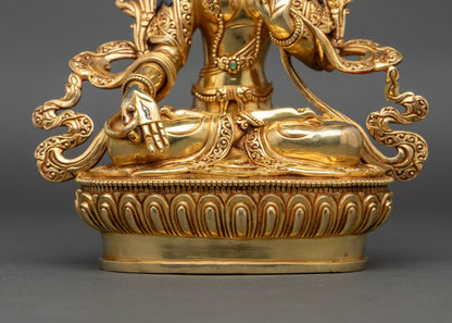White Tara Sculpture | Tibetan Buddhist Spiritual Artwork