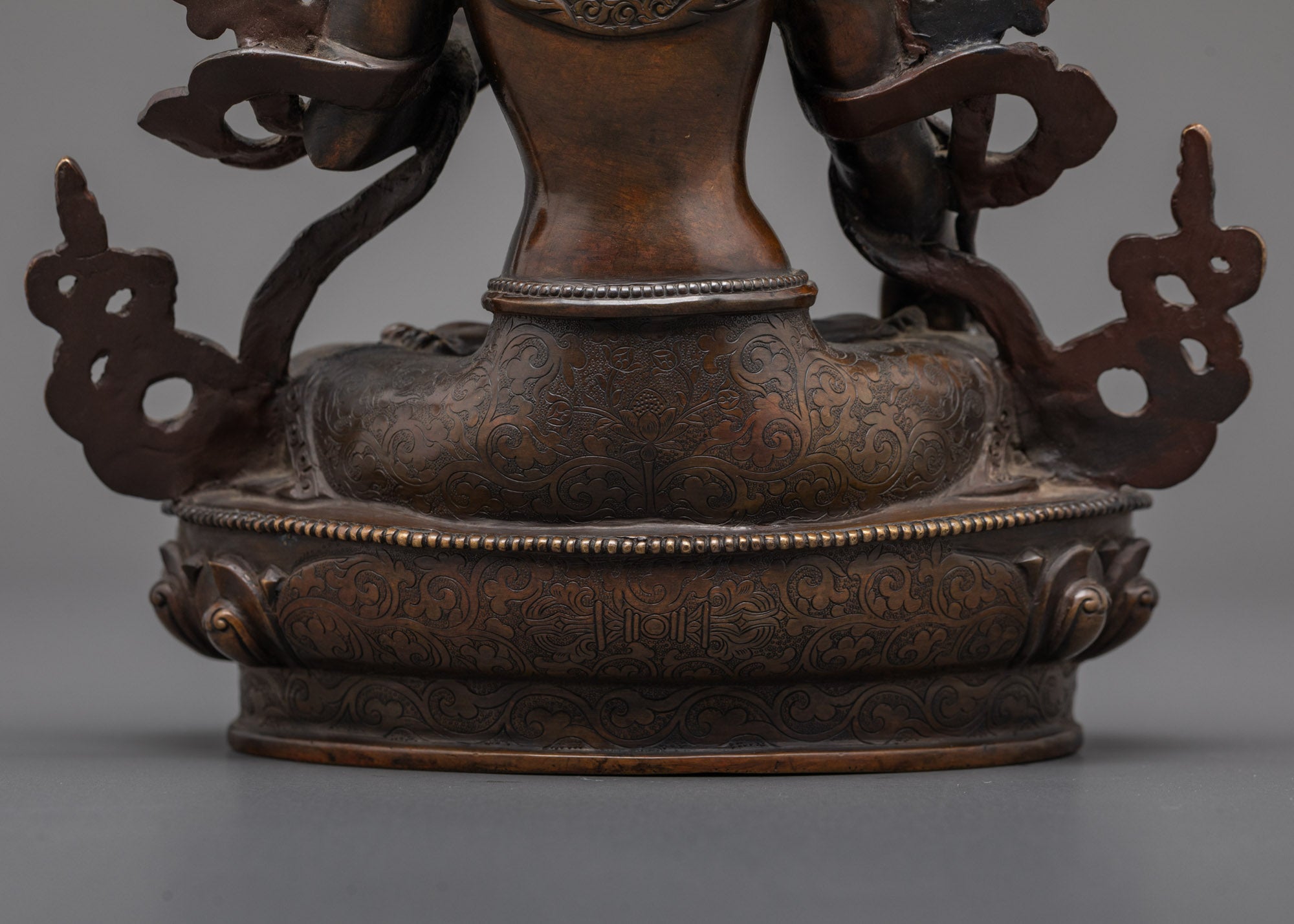Oxidized Copper White Tara Statue | Himalayan Artwork