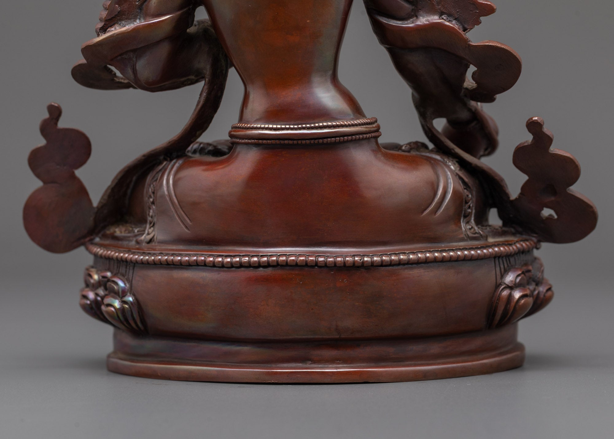 Traditional White Tara Sculpture | Oxidized Tibetan Statue