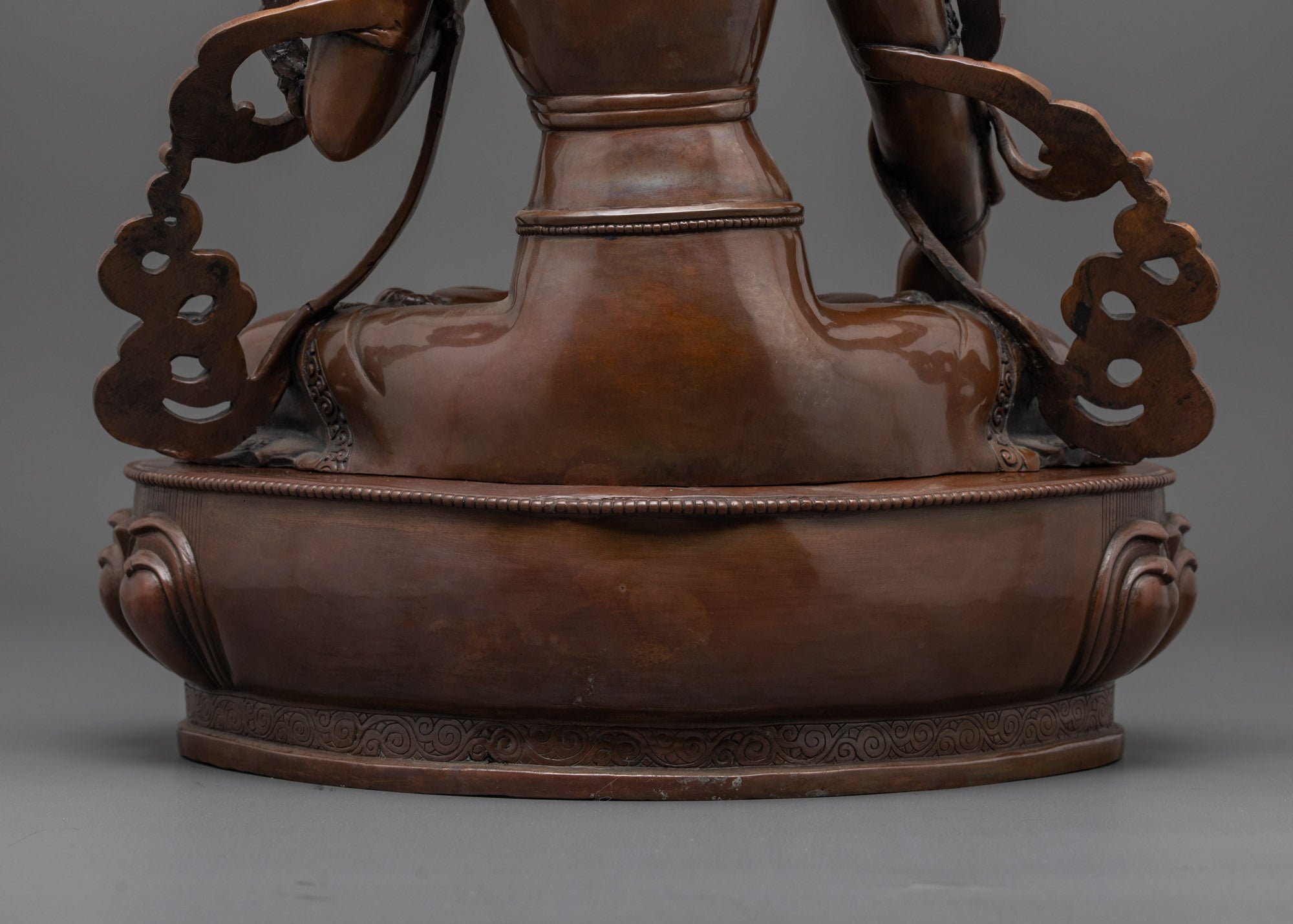 Oxidized White Tara Statue | Ancient Tibetan Spiritual Symbol