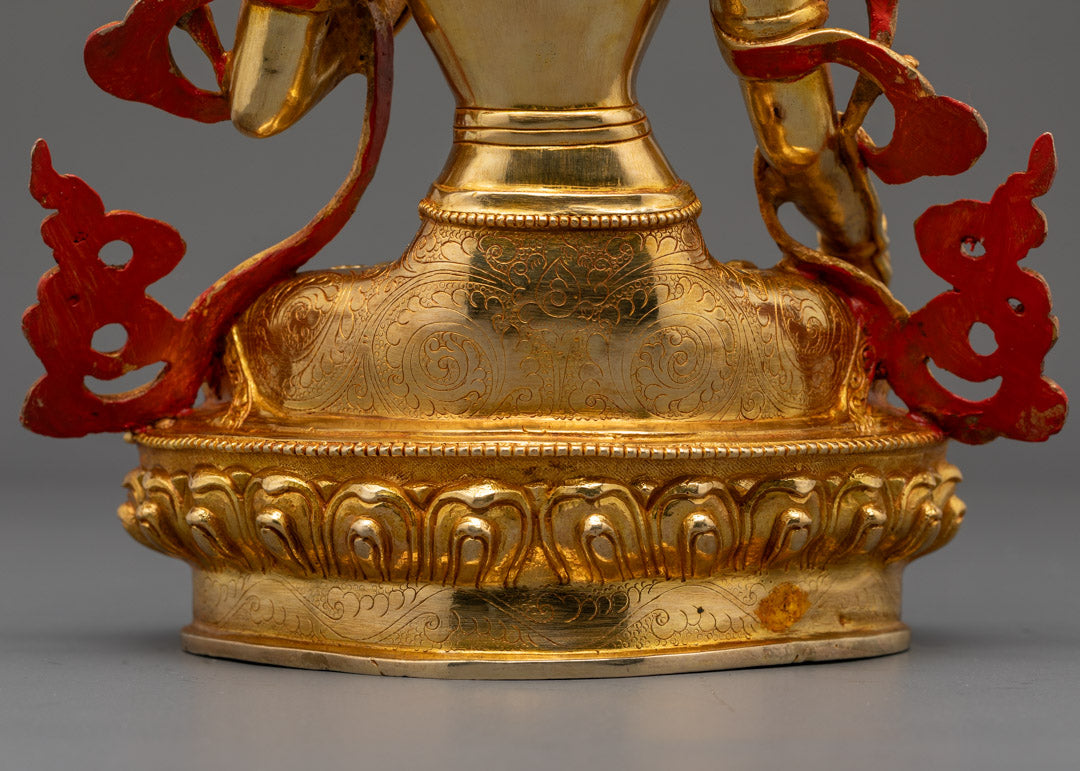 Healing White Tara Sculpture | Traditional Buddhist