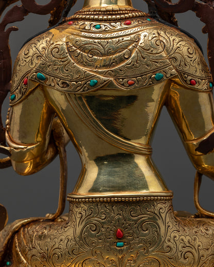Discover Tranquility: White Tara Statue Artwork Collection