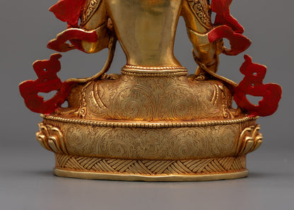 Buy Hand-Carved White Tara Statue | Himalayan Buddhist Deity