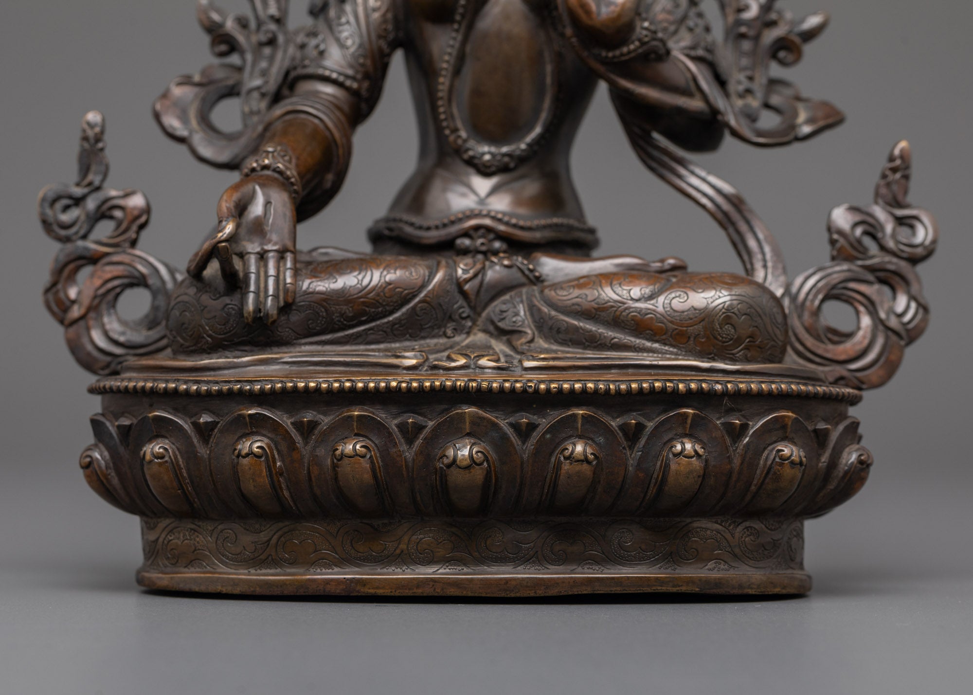Oxidized Copper White Tara Statue | Himalayan Artwork