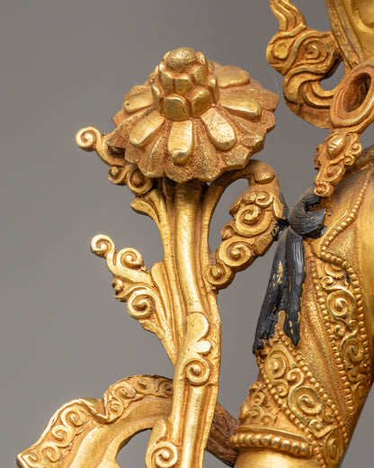 Authentic Nepali White Tara Statue | Sacred Feminine Deity