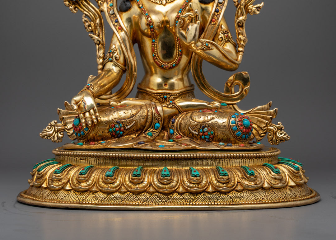 Beautifully Crafted Premium White Tara Statue