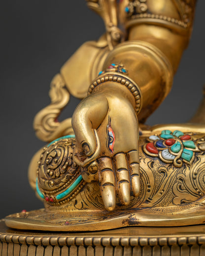 The White Tara Statue from Nepal | Buddhist Sculpture of Compassion
