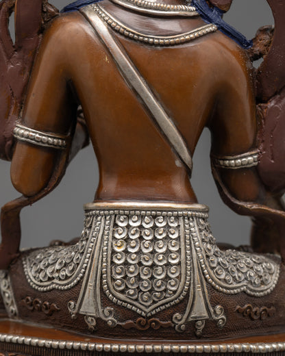 Authentic White Tara Statue | Handcrafted Spiritual Art from Patan