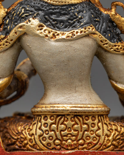 Tibetan White Tara Goddess Statue | Seven Eyes Deity