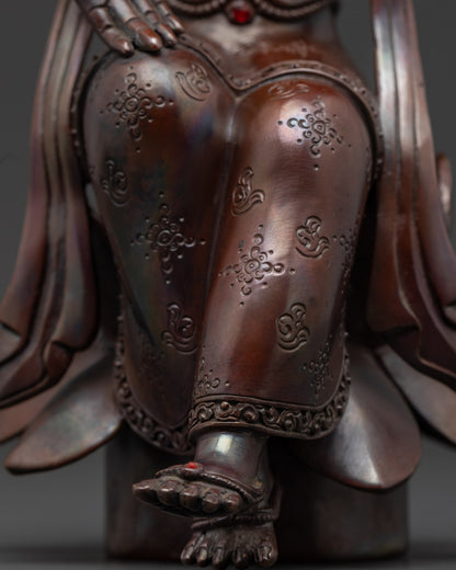 Female Buddha White Tara Statue for Shrine and Altar