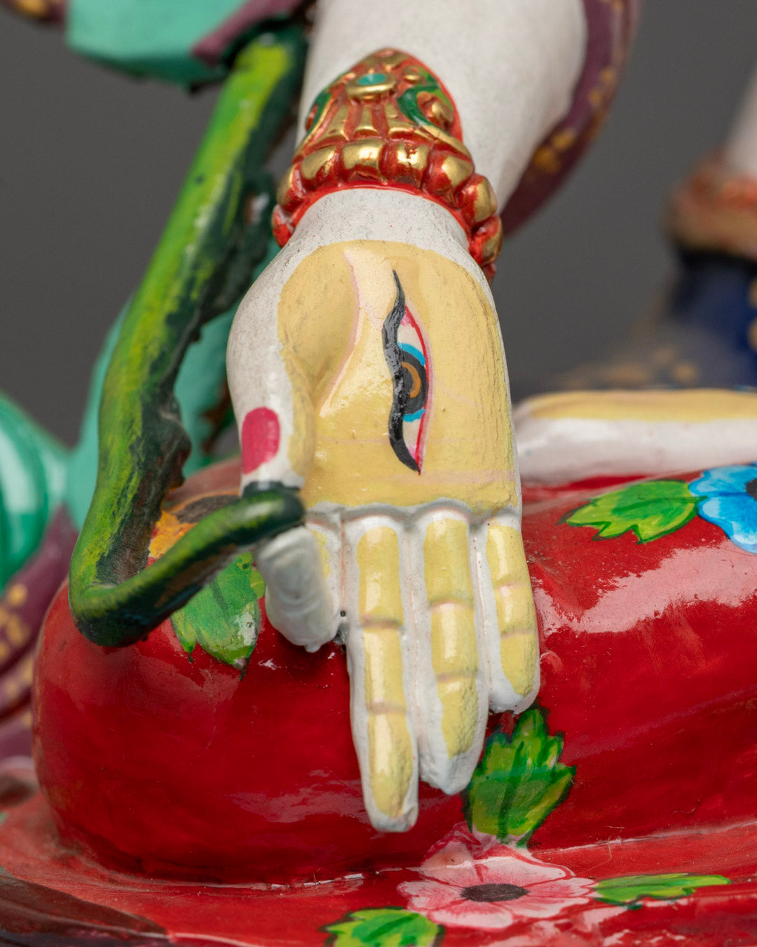 Sacred White Tara Sculpture | Traditional Buddhist Statue