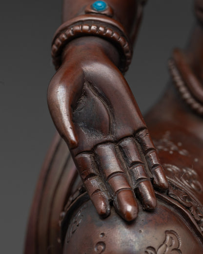 Female Buddha White Tara Statue for Shrine and Altar