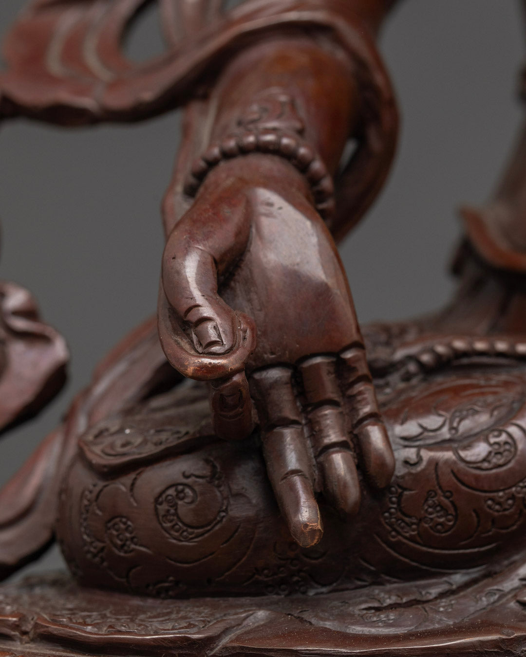 Hand-carved White Tara Statue | Tibetan Buddhist Artwork