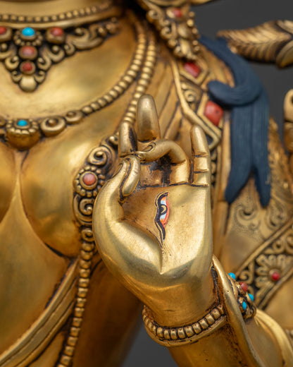 The White Tara Statue from Nepal | Buddhist Sculpture of Compassion