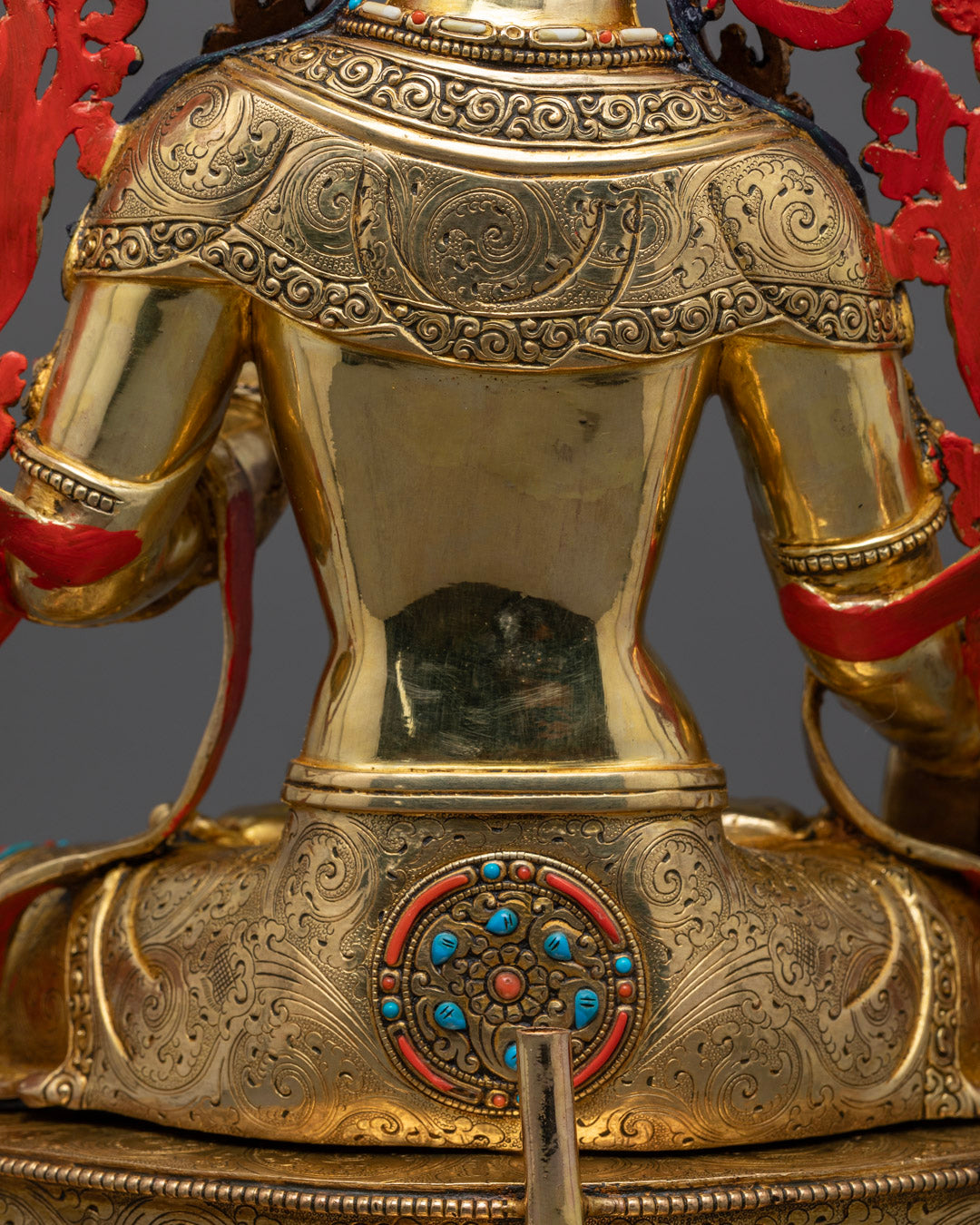 Majestic White Tara Sculpture | Tibetan Buddhist Healing Deity