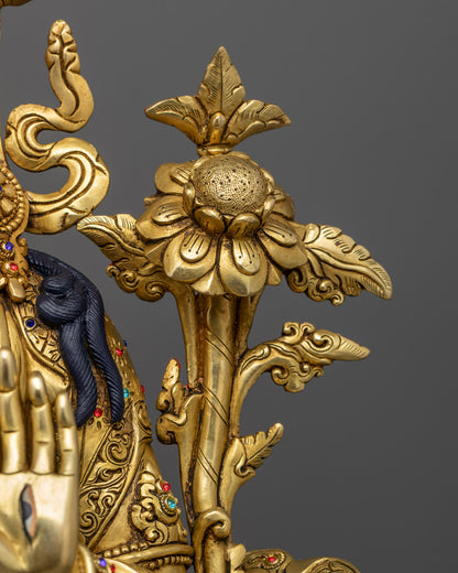 Handcrafted White Tara Statue from Nepal