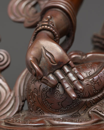 Hand-carved White Tara Statue | long Life Deity Mother Drolma
