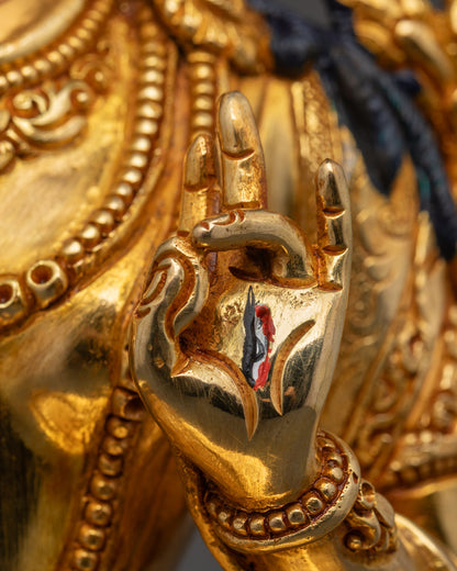 Healing White Tara Sculpture | Traditional Buddhist