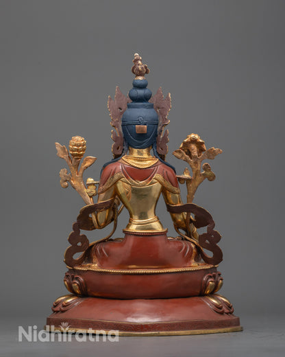 Nepalese White Tara Statue | Buddhist Goddess of Long Life