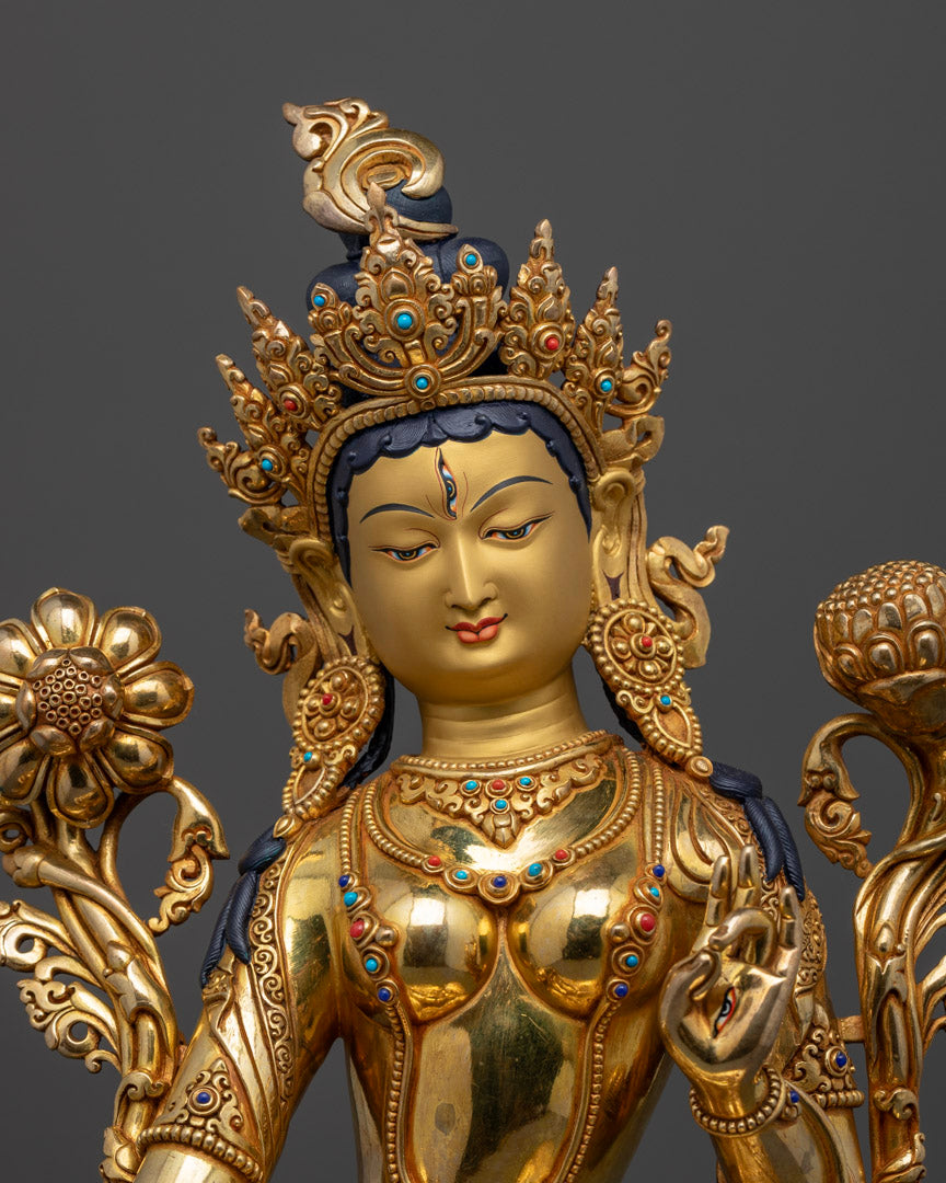 White Tara Statue Bodhisattva of Compassion | Tara Buddha