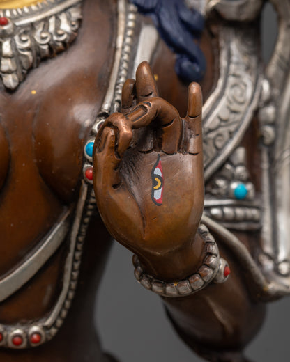 Authentic White Tara Statue | Handcrafted Spiritual Art from Patan