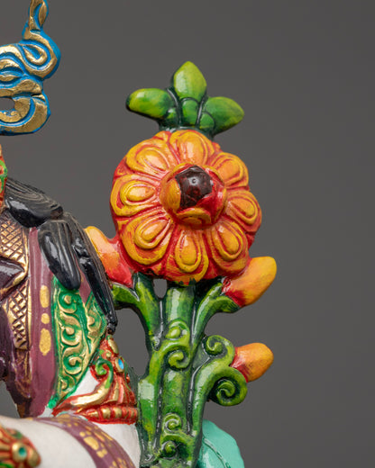 Sacred White Tara Sculpture | Traditional Buddhist Statue