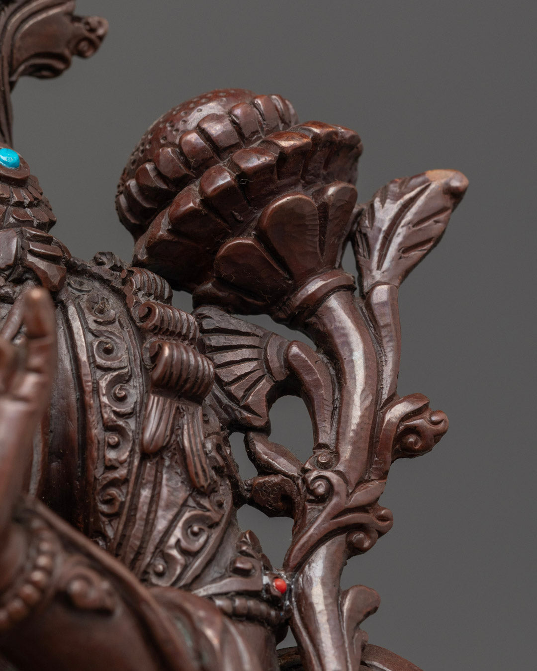 Hand-carved White Tara Statue | Tibetan Buddhist Artwork