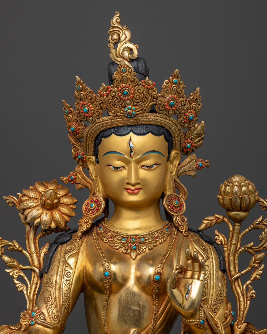 White Tara Goddess Statue for Sale