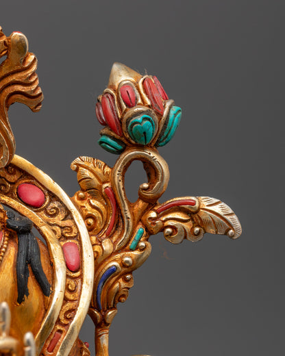 Buddhist White Tara Statue | Traditional Art of Nepal