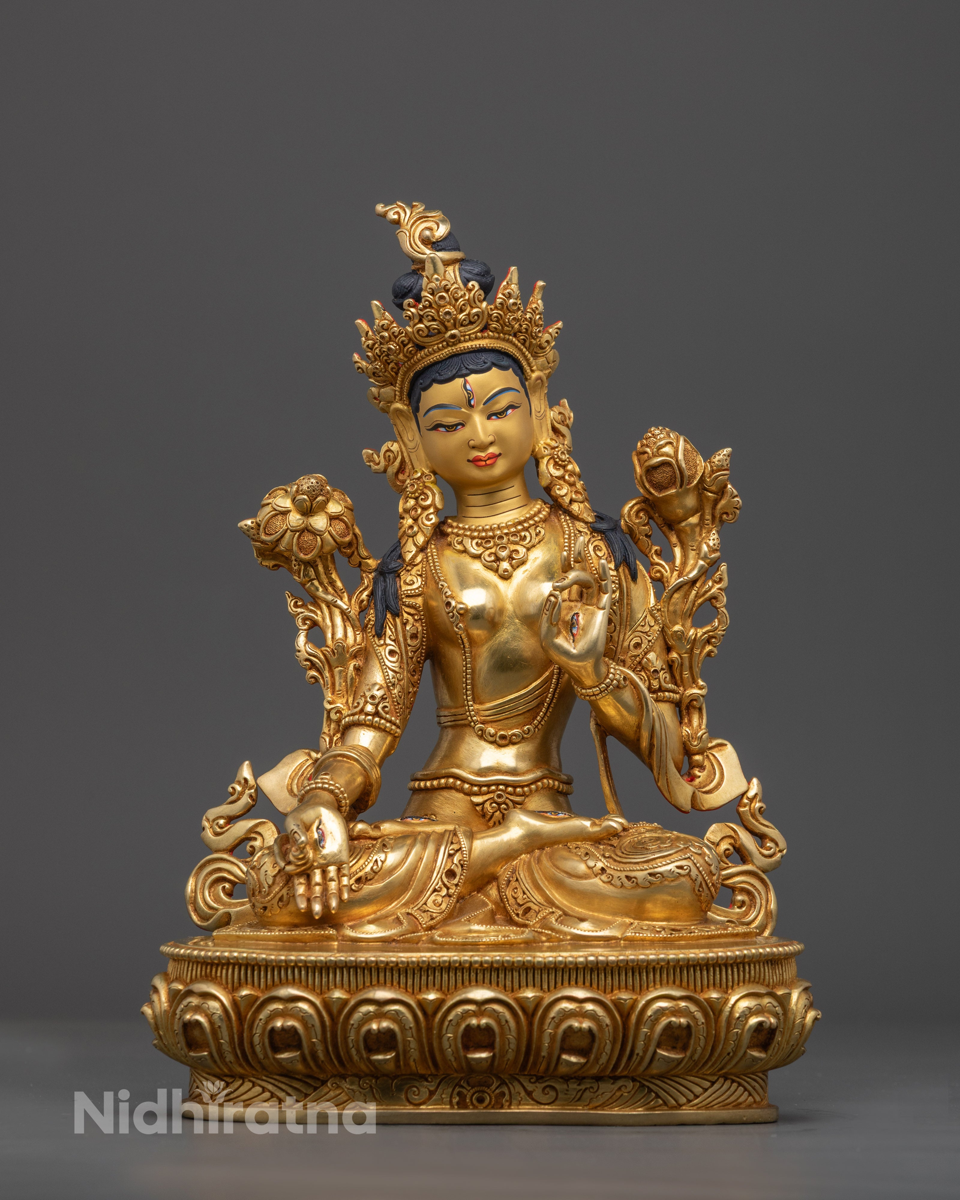 White Tara Statue | Bodhisattva of Longevity