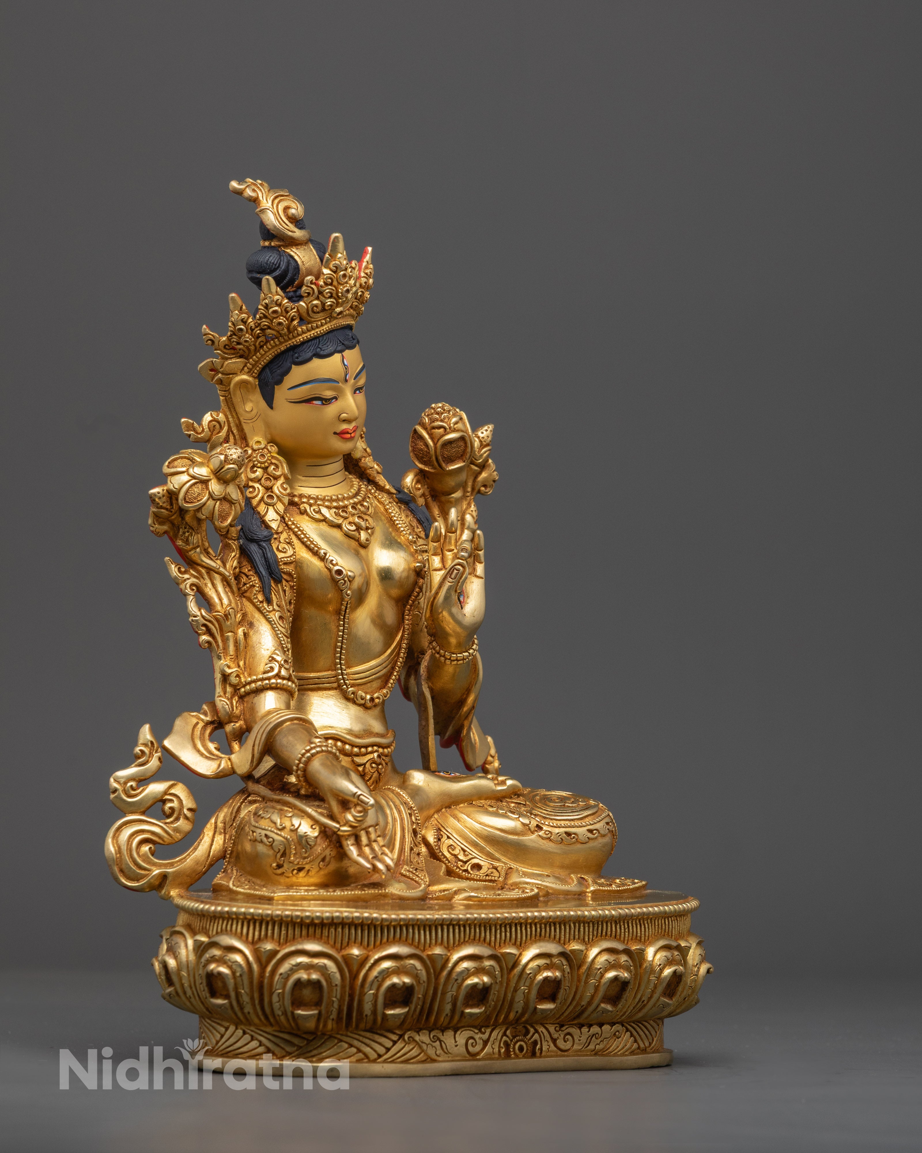 White Tara Statue | Bodhisattva of Longevity