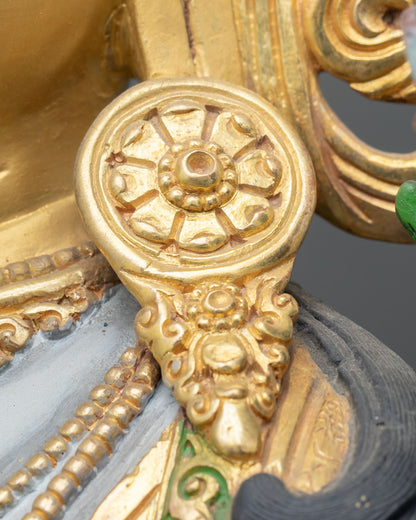 Seven-Eyed White Tara Statue – Longevity & Protection