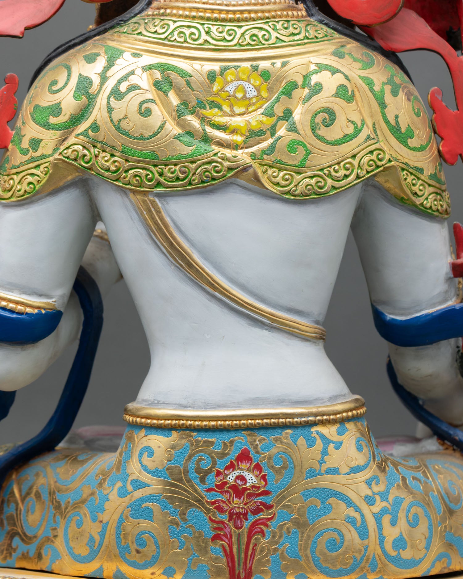 Seven-Eyed White Tara Statue – Longevity & Protection