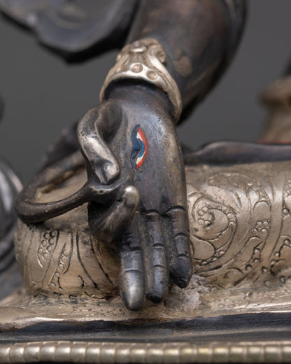 White Tara Statue | Traditional Nepalese Spiritual Artwork