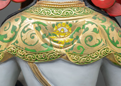 Seven-Eyed White Tara Statue – Longevity & Protection