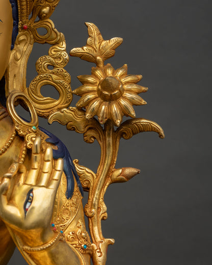 Large-Sized White Tara Statue | Traditionally Handcrafted In Nepal
