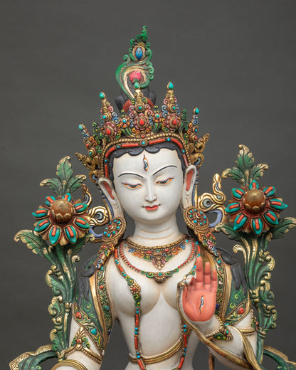 White Tara Statue