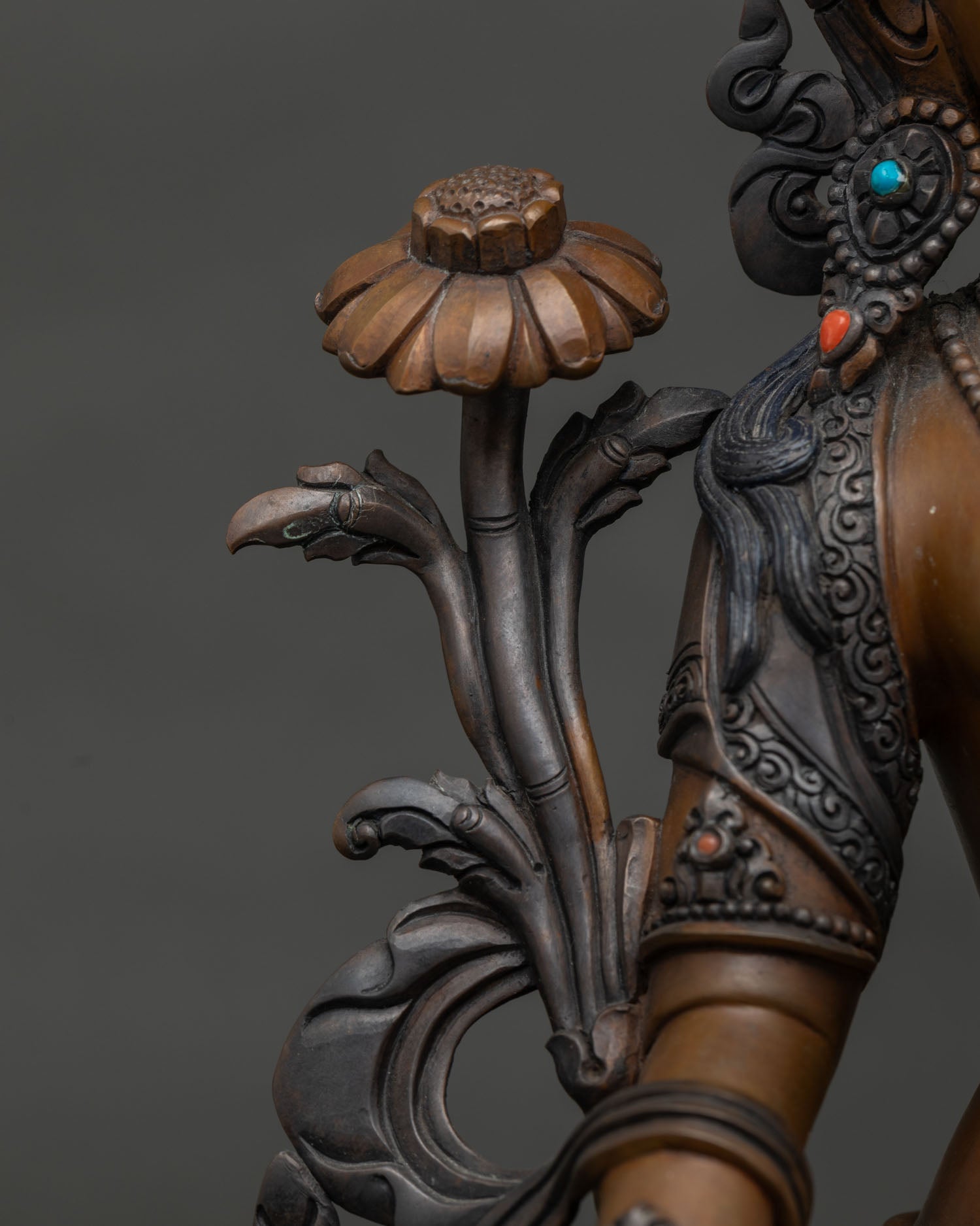 White Tara Statue | Nepalese Buddhist Compassion Deity
