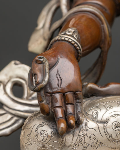 Oxidized Copper White Tara Statue | Elevate Your Meditation Practices