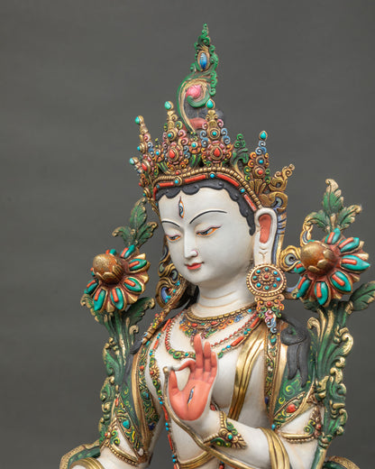 White Tara Statue
