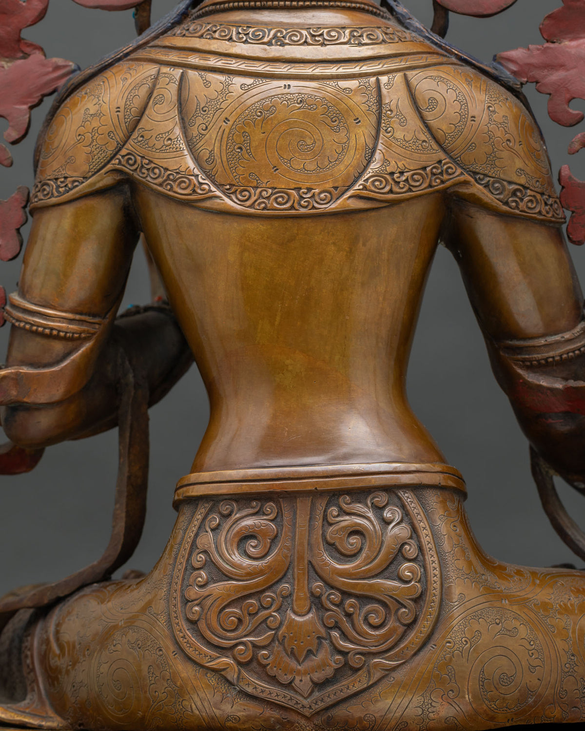 White Tara Oxidized Statue | Seven-Eyed Goddess of Longevity