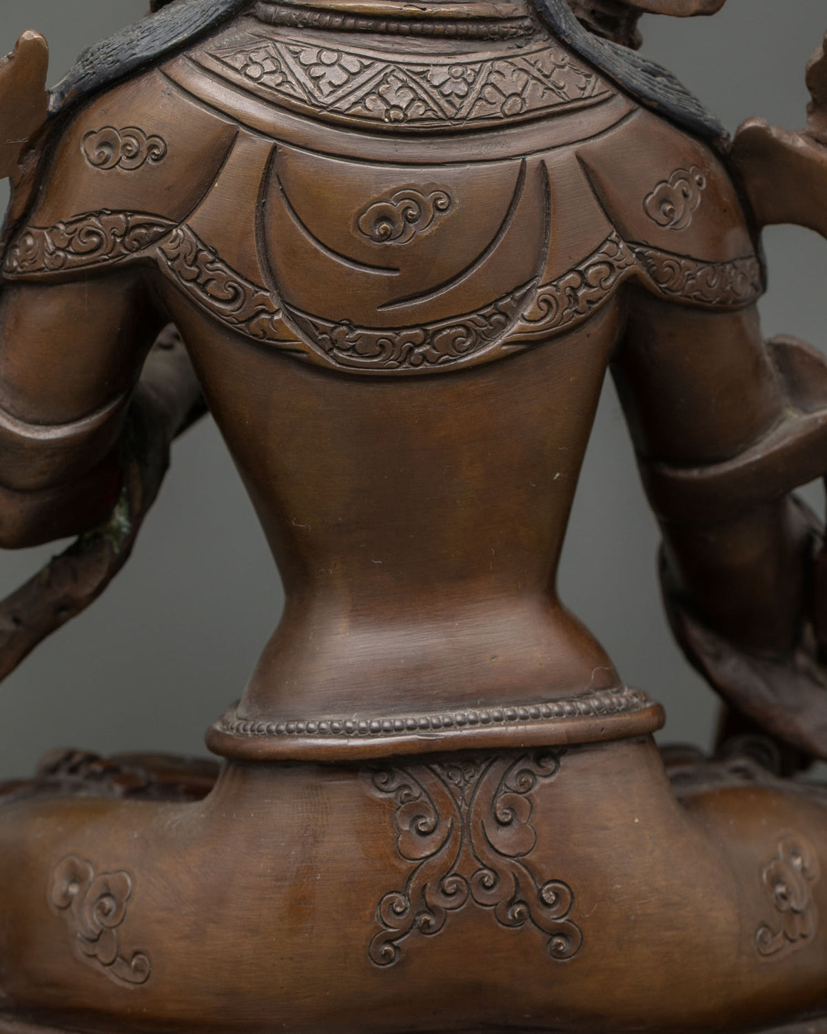 Oxidized White Tara Statue | Seven-Eyed Tara for Healing and Peace