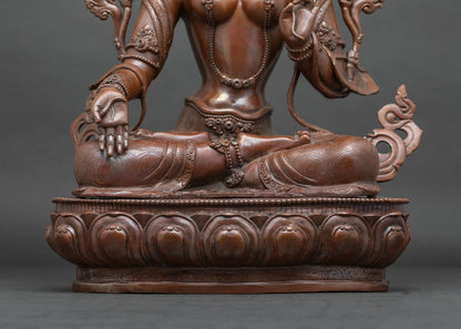 White Tara Statue | Seven Eyed Goddess of Compassion