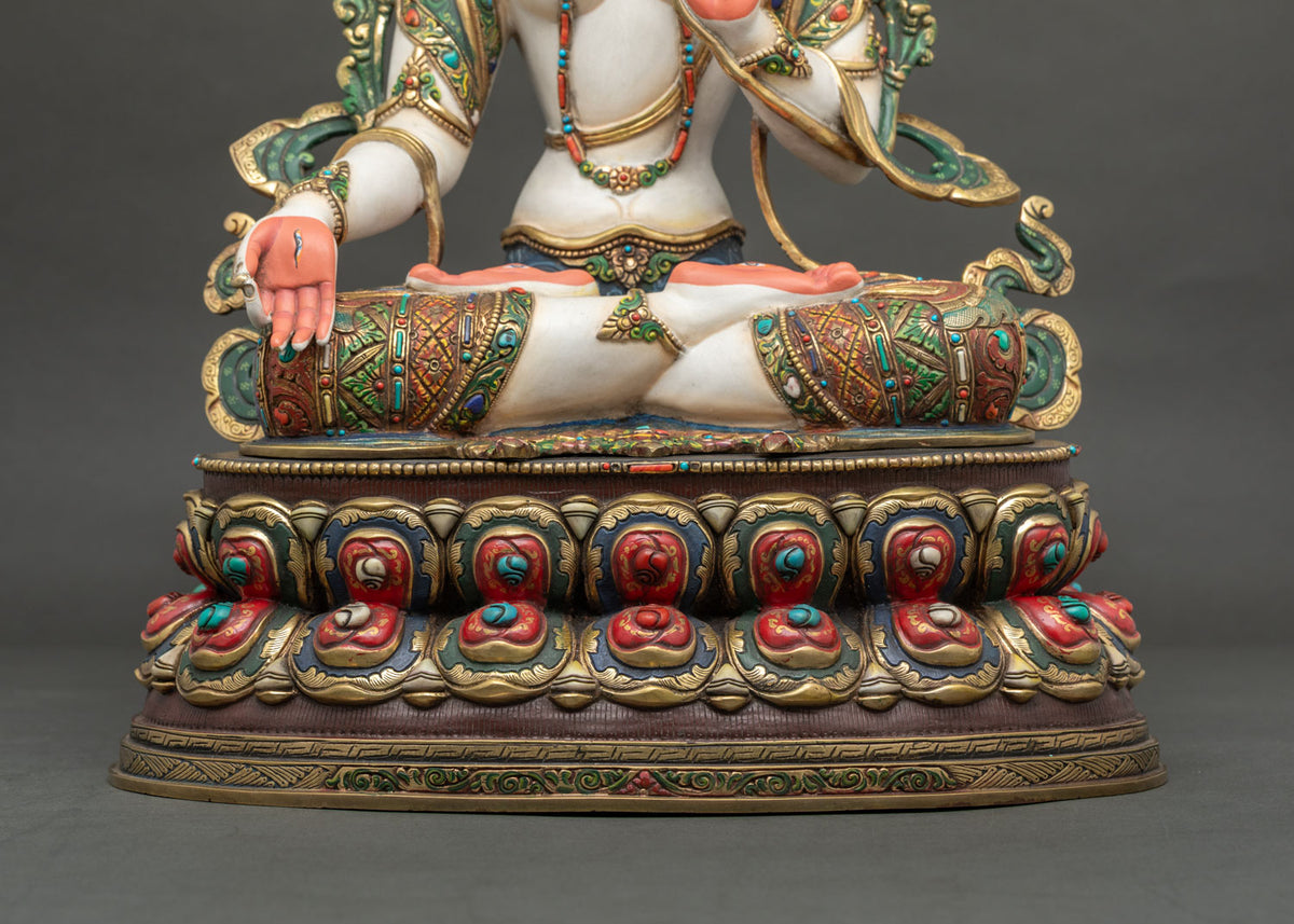 White Tara Statue