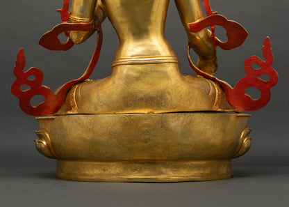 Large-Sized White Tara Statue | Traditionally Handcrafted In Nepal