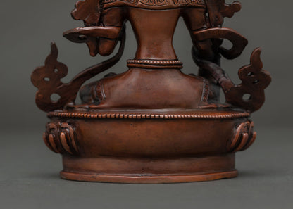 Oxidized White Tara Statue | Mother of Compassion and Long Life
