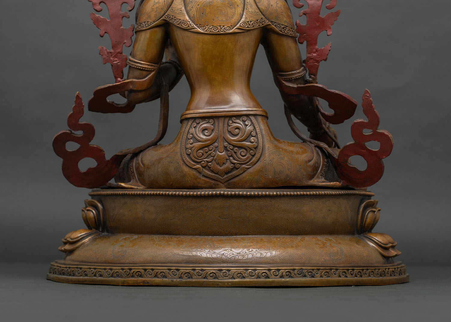 White Tara Oxidized Statue | Seven-Eyed Goddess of Longevity