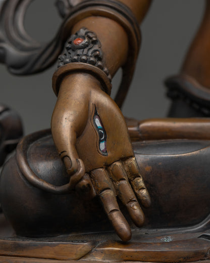 White Tara Statue | Nepalese Buddhist Compassion Deity