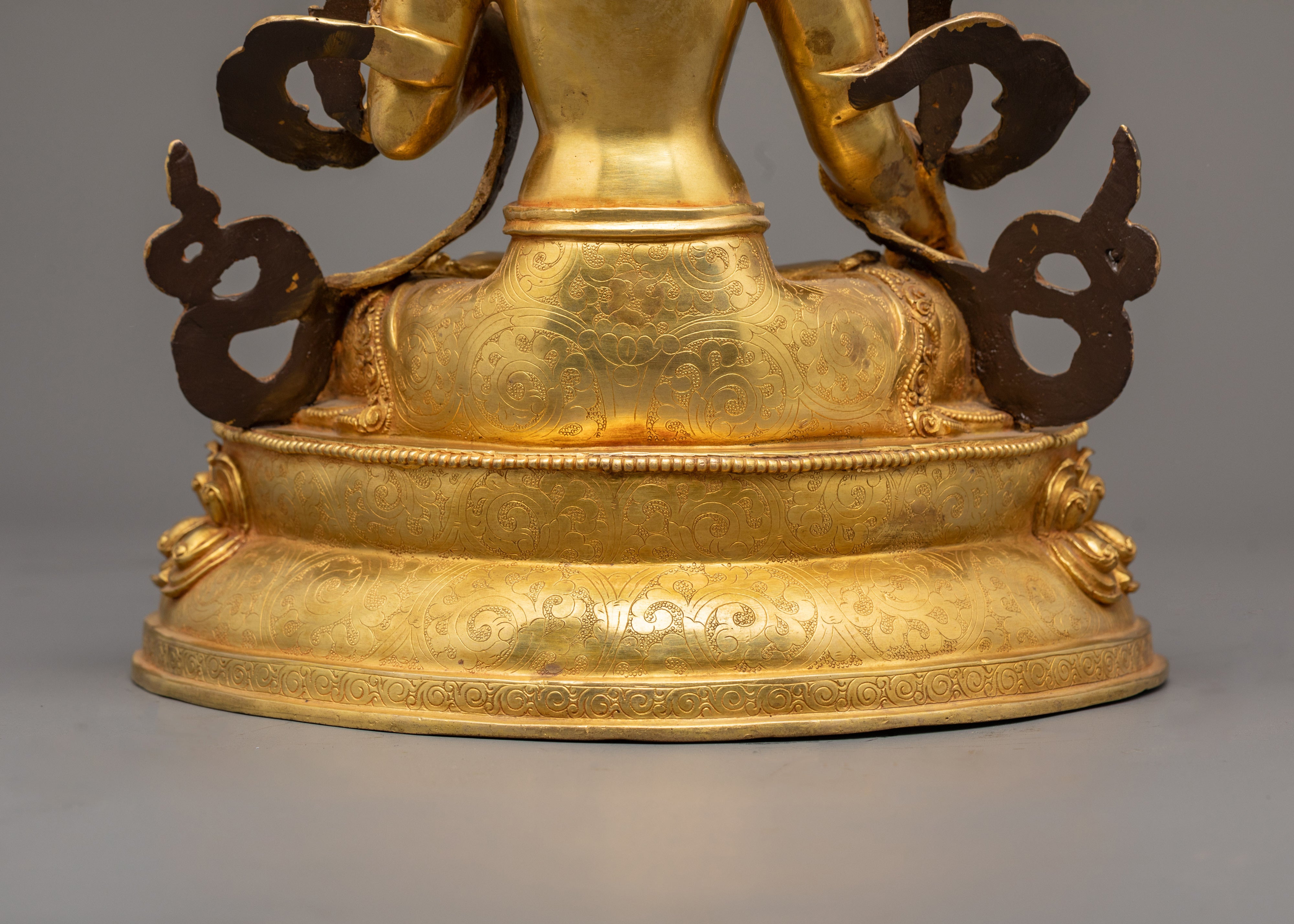 Authentic Nepali White Tara Statue | Sacred Feminine Deity