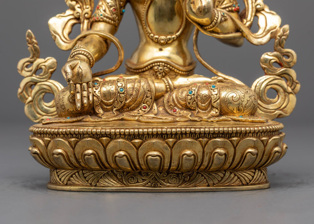 Healing White Tara Statue | Handcrafted Spiritual